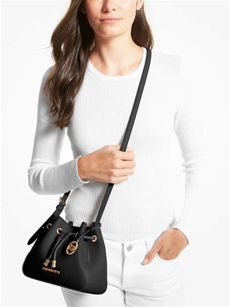 michael kors phoebe small faux leather bucket bag|Phoebe Small Bucket Bag .